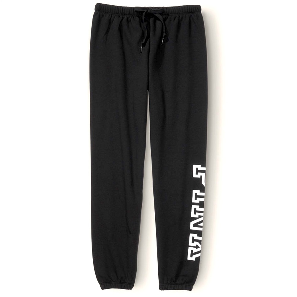 Black pink sweatpants
